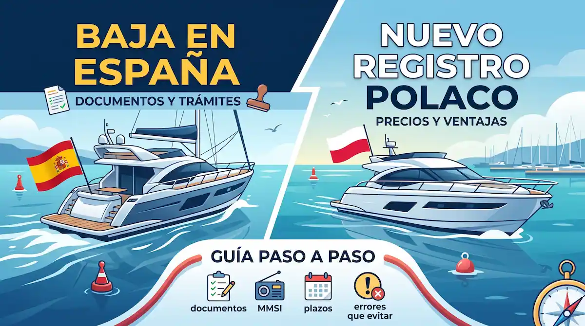 Cambio de bandera española a bandera polaca para embarcaciones