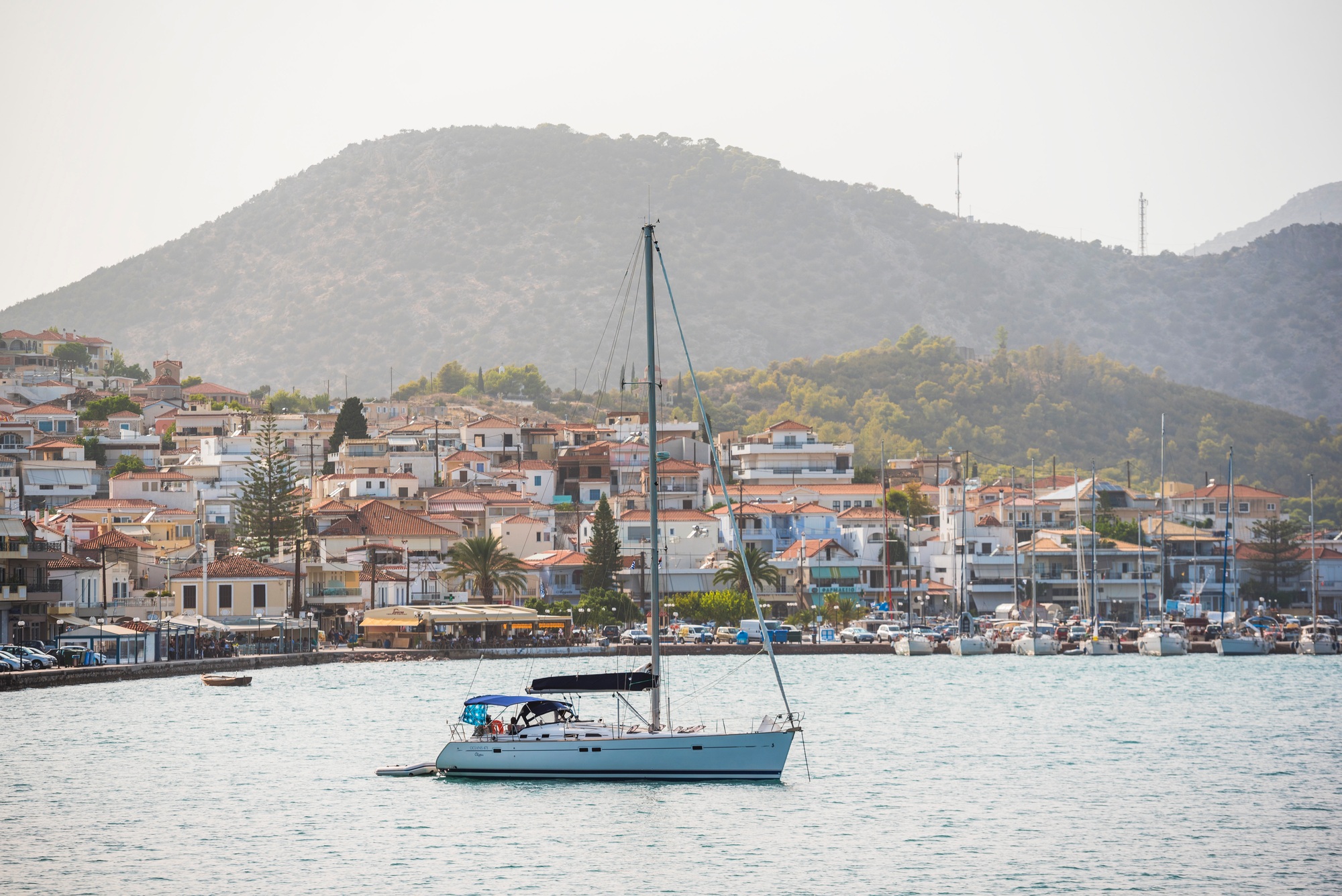 Sailing boat, Ermioni, Peloponnese, Greece, Europe